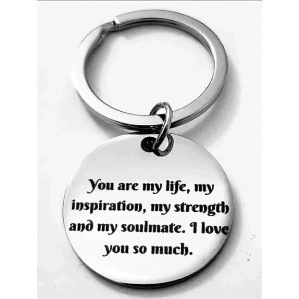 You are my life, my inspiration.... Keychain